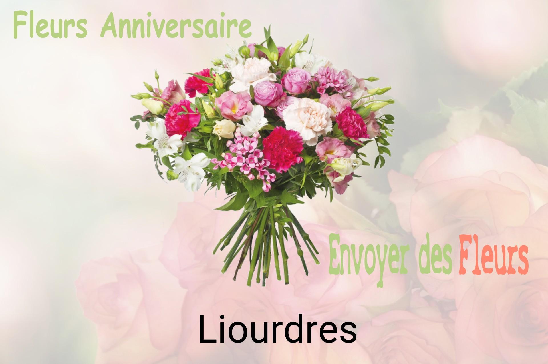 Bouquet de fleurs d’anniversaire livré à Liourdres